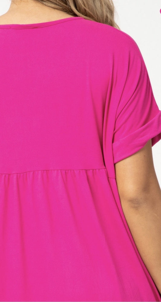Keeping it Casual Babydoll Dress - Plus - Liz & Addie