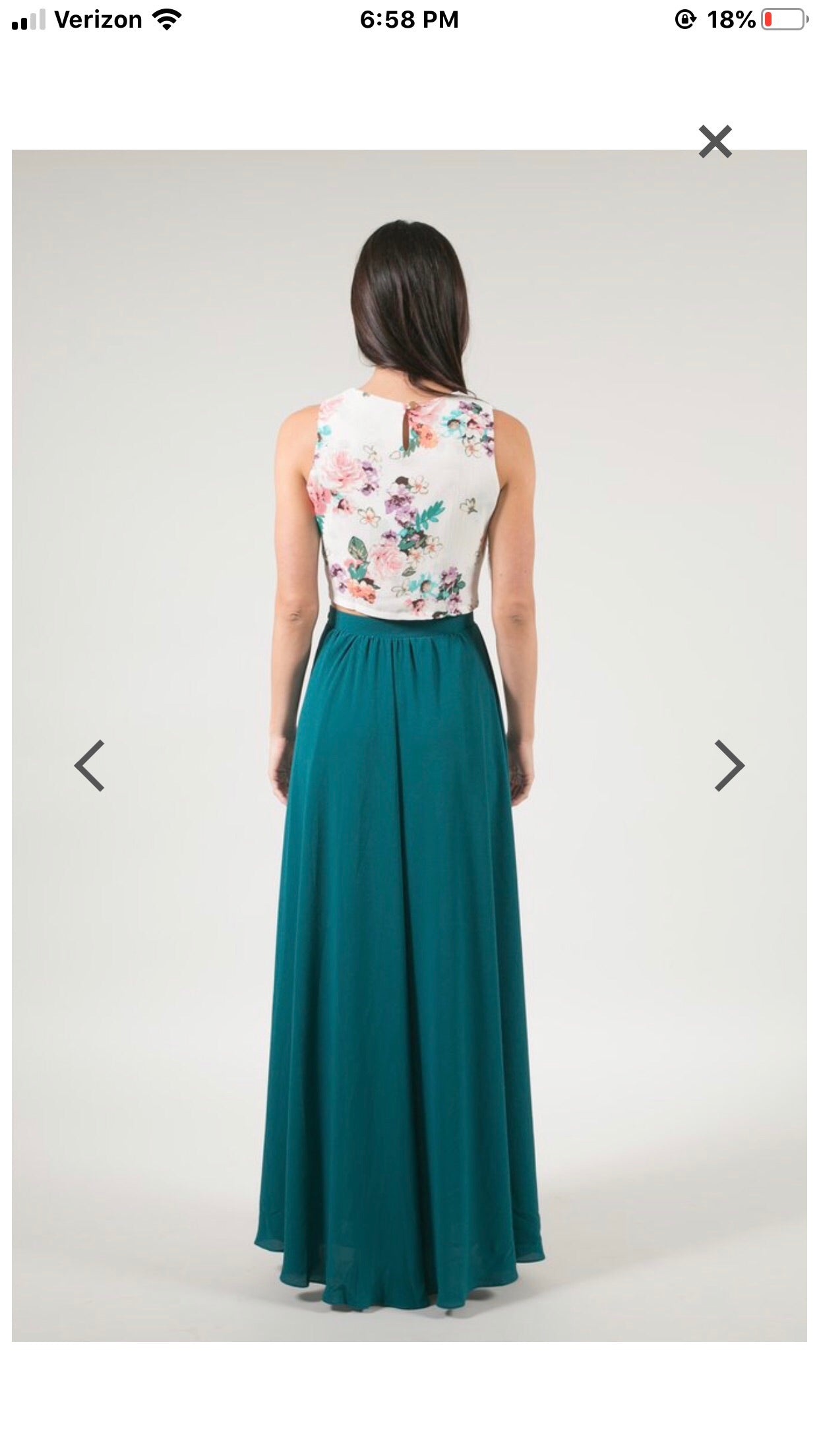 Green Maxi Skirt - Liz & Addie