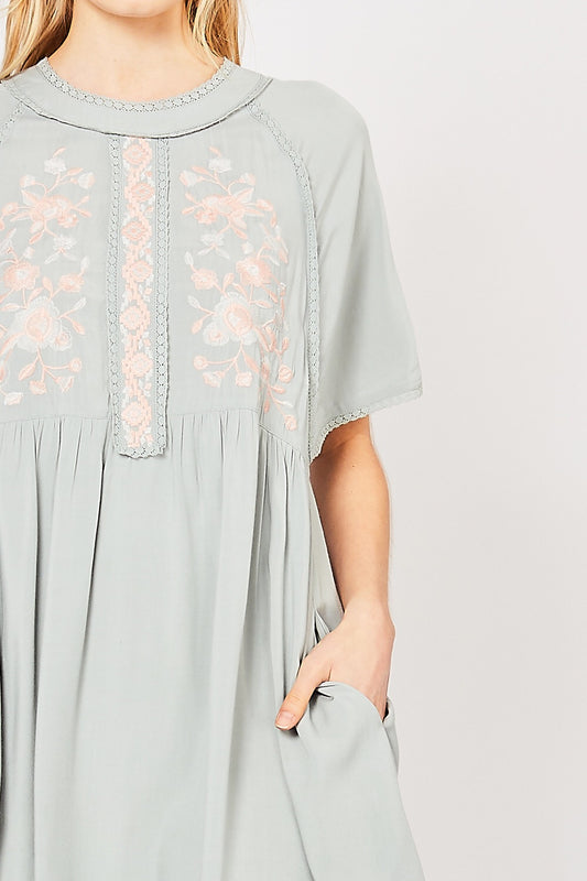 Sage Dress - Liz & Addie