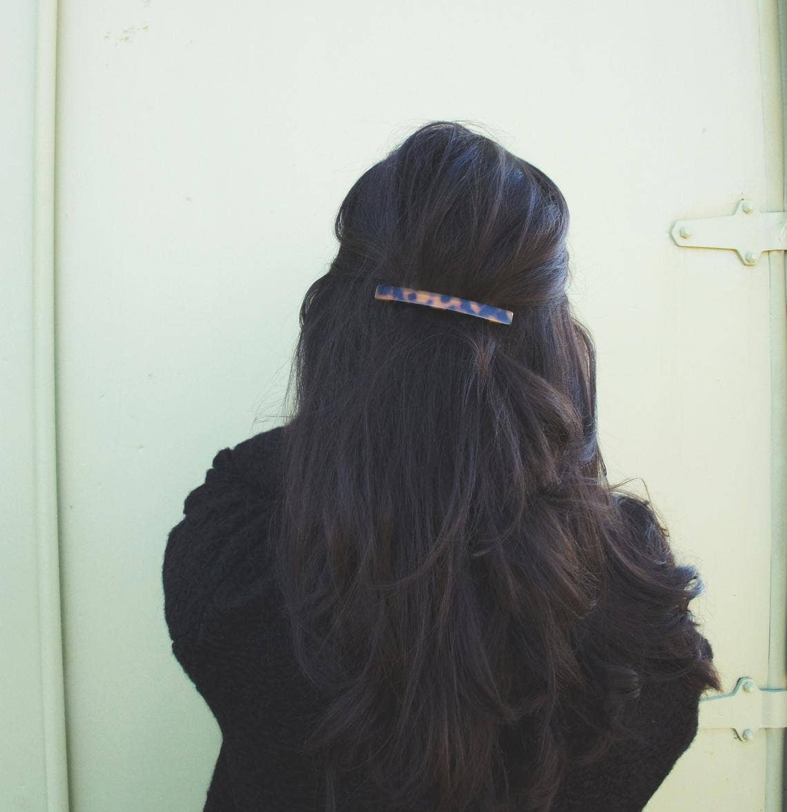 Wild Juniper - Long Tortoise Shell Hair Barrette - Liz & Addie 