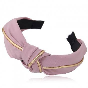 Pink and Gold Knot Headband - Liz & Addie 