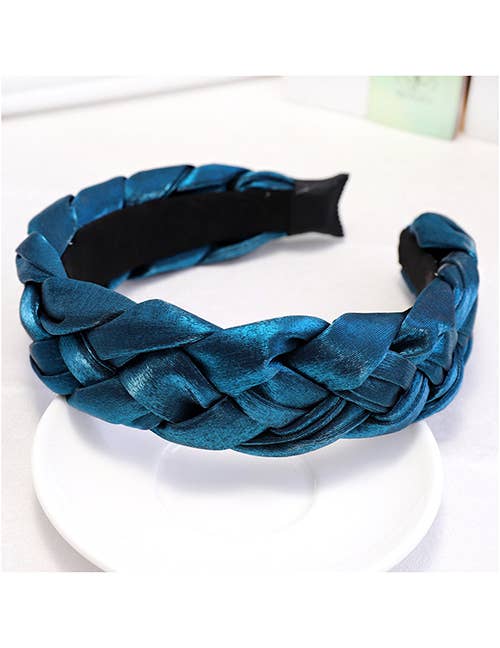 Emerald Platted Wide Headband - Liz & Addie 