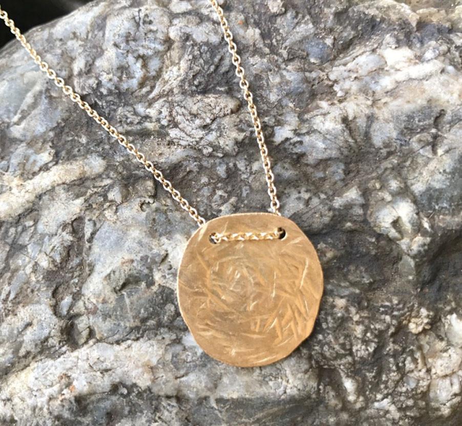 Threaded Coin Necklace - Liz & Addie 