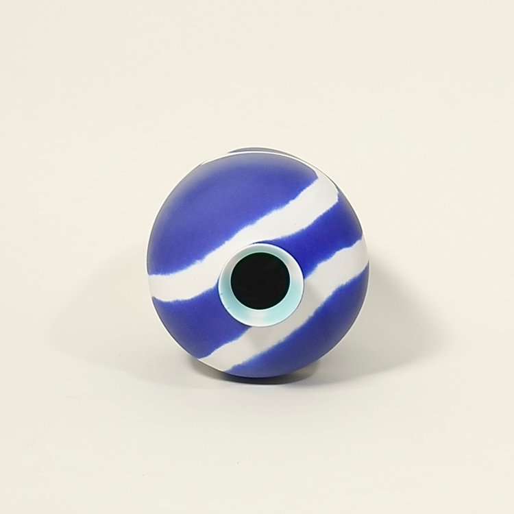Memphis Plum Vase - Indigo - Liz & Addie 