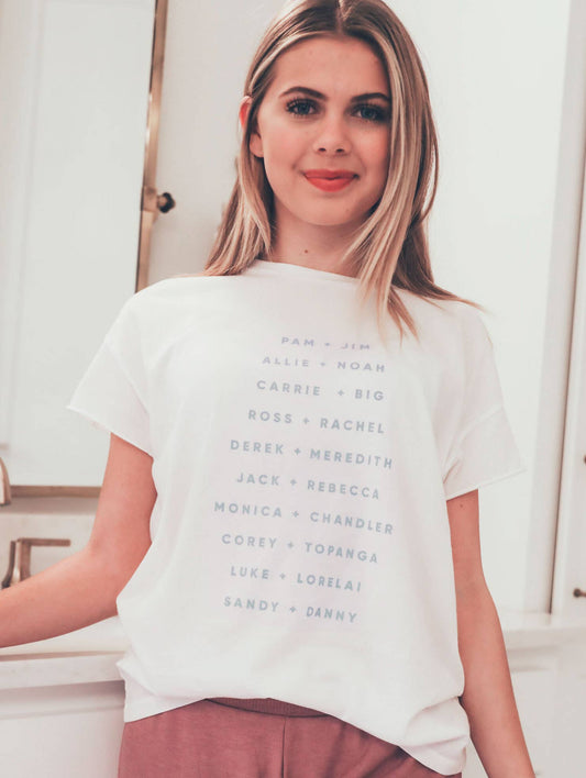 Power Couples tee - Liz & Addie 