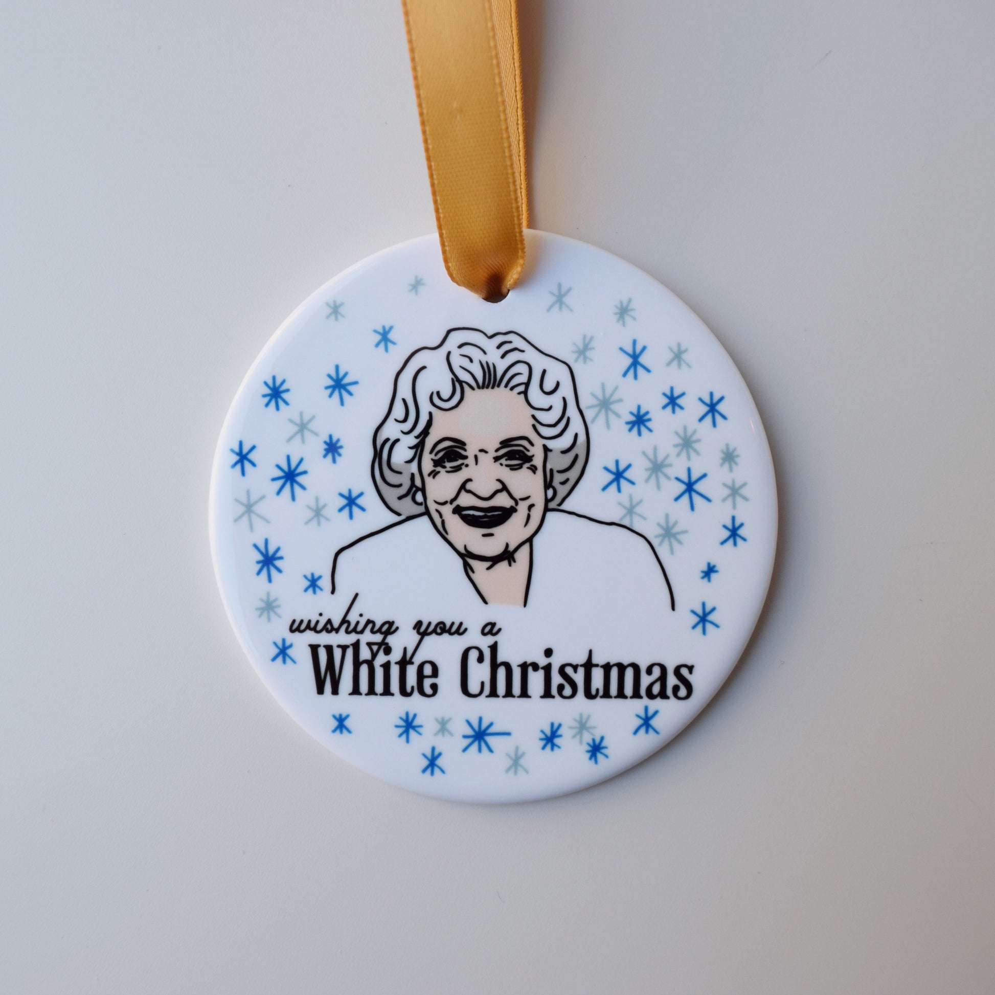 Betty White Holiday Ornament - Liz & Addie 