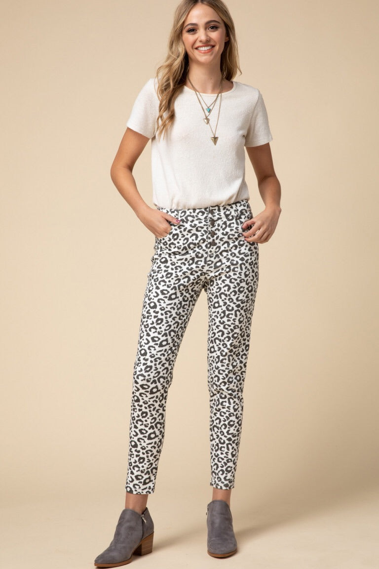 Vintage Leopard Pants - Liz & Addie 