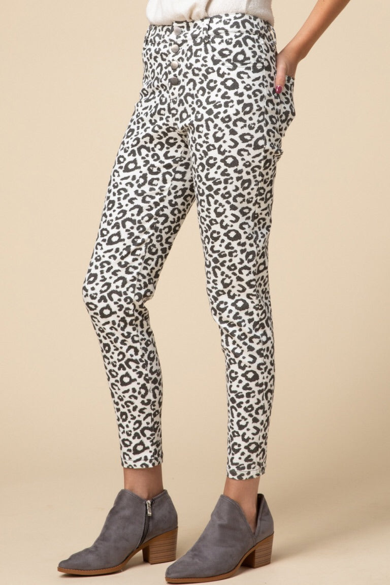 Vintage Leopard Pants - Liz & Addie 