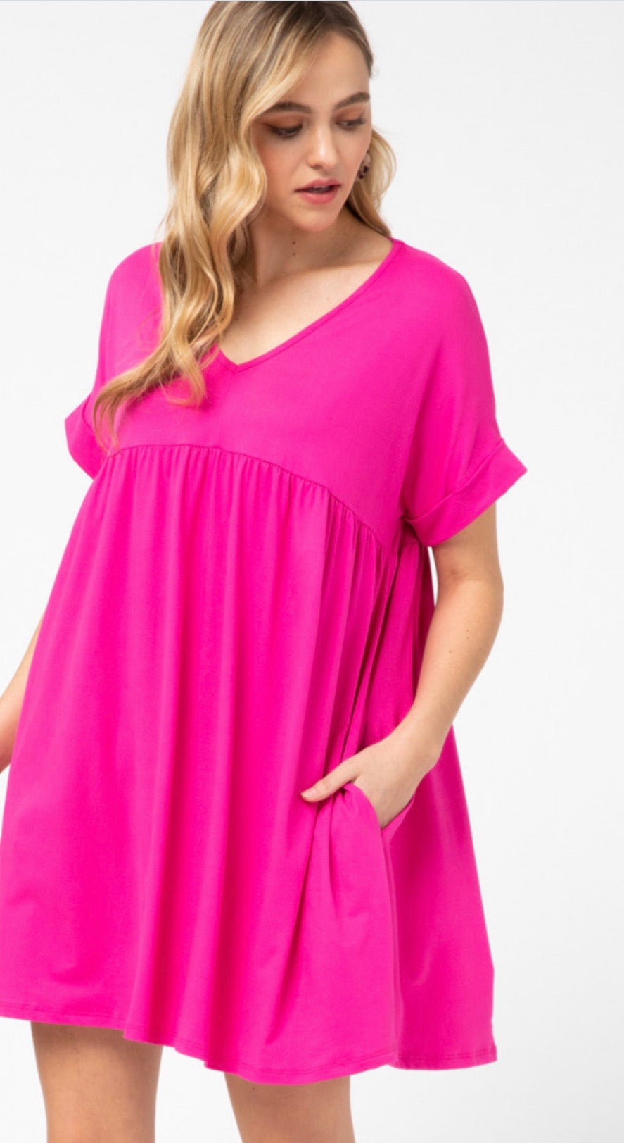 Keeping it Casual Babydoll Dress - Liz & Addie 