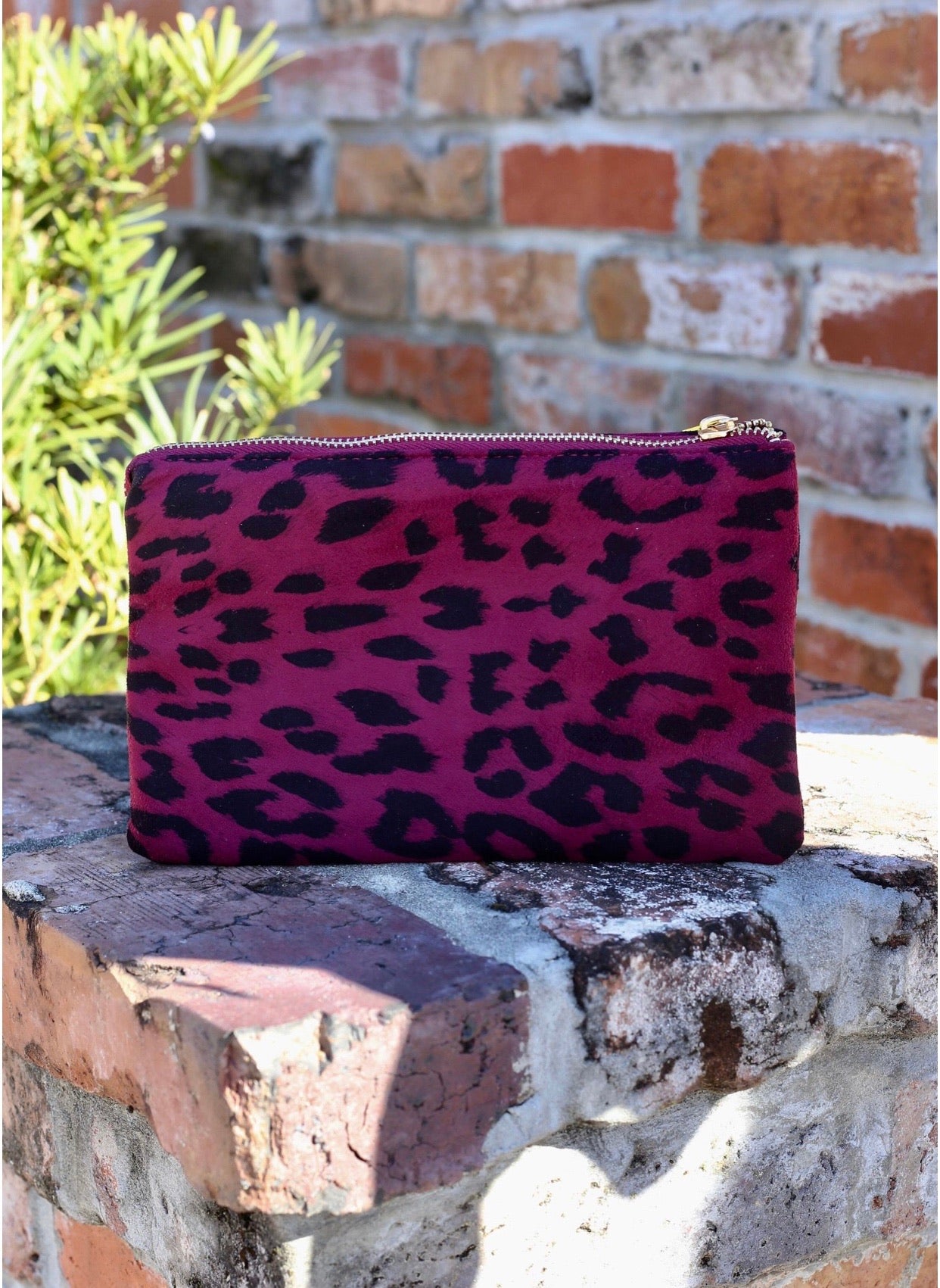 Liz Crossbody Bag - Wine Leopard - Liz & Addie 