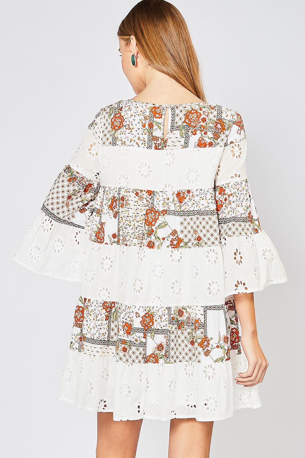 Ivory Boho Dress - Liz & Addie 