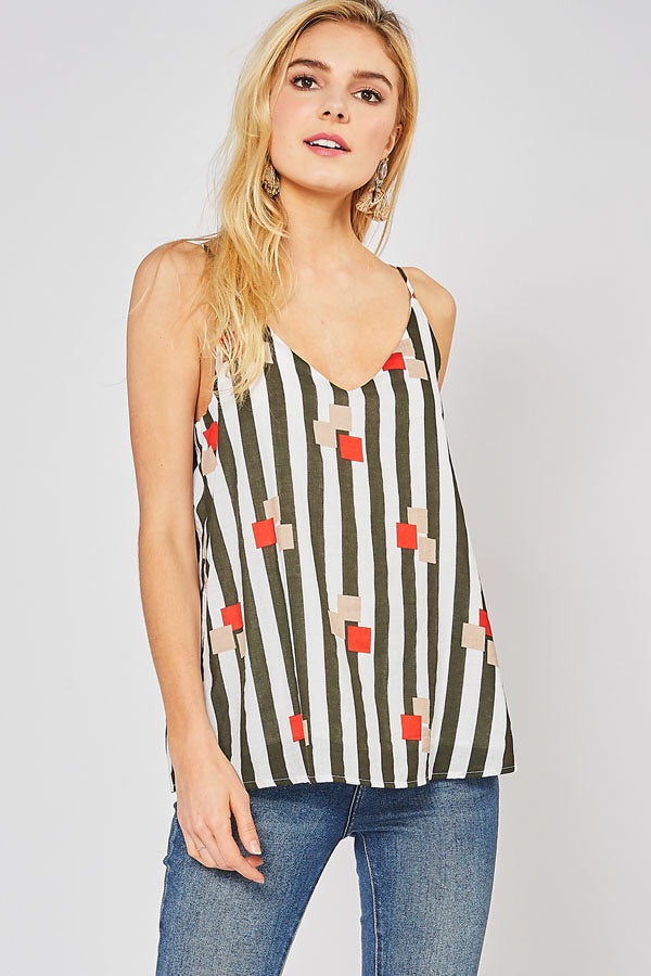Navy Block Top - Liz & Addie 