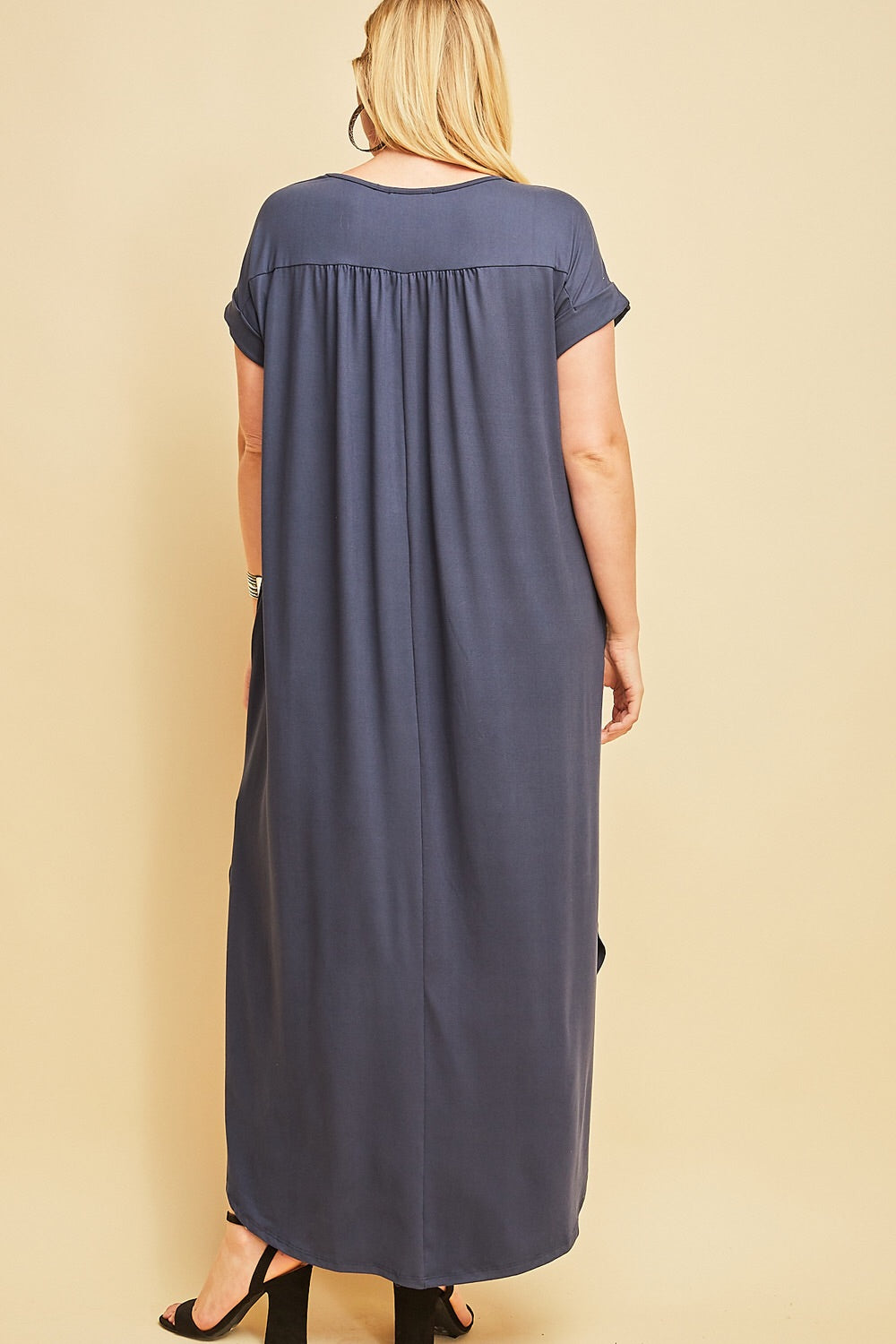Navy Maxi Dress - Liz & Addie 